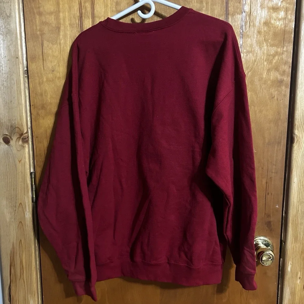 Official Mister Rogers Neighborhood Sweatshirt Men XL Red TV Show HELLO NEIGHBOR